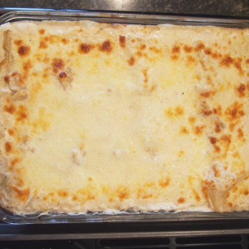 White Chicken Lasagna